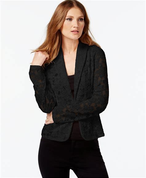 macys blazer|macy's black blazers for women.